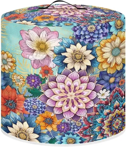 Vista 43 de Funda para freidora de aire para olla a presión eléctrica de 3 cuartos de galón con bolsillo, cubierta a prueba de polvo para electrodomésticos