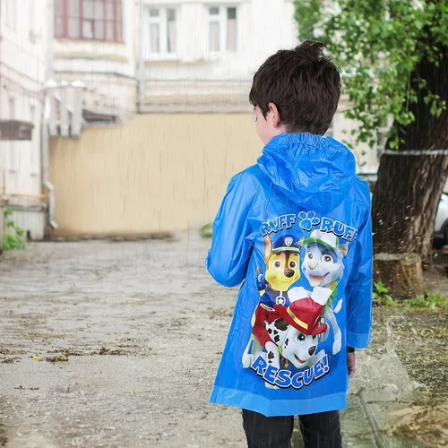 Vista 3 de Nickelodeon Paw Patrol - Protector impermeable con capucha para niños pequeños