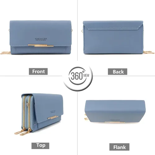 Vista 2 de PORT&LOTUS Bolso bandolera para mujer de piel sintética