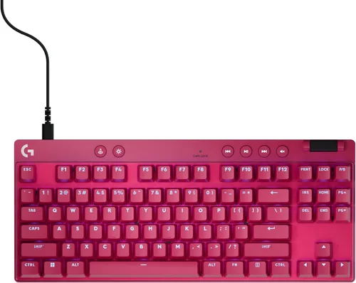 Vista 19 de Logitech G PRO X 60 Lightspeed - Teclado inalámbrico para juegos, ultra compacto TKL 60% mecánico para PC con Windows, LIGHTSYNC RGB, teclas PBT
