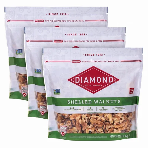 Vista 13 de Diamond of California Nueces sin cáscara 16 oz