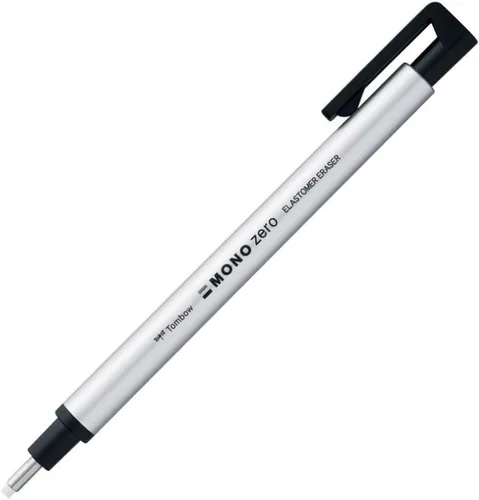 Vista 8 de Tombow Holder Borrador, Mono Zero Round Shaper, Original (EH-KUR)