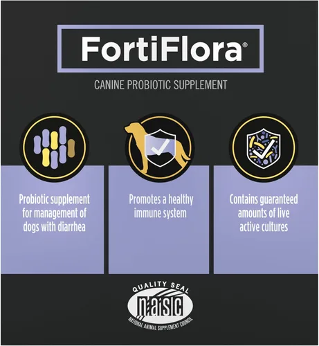 Vista 10 de Purina Pro Plan - Suplementos veterinarios FortiFlora - Probióticos caninos para perros, ayuda a la salud digestiva intestinal y la diarrea - Caja