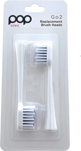 Vista 8 de Paquete de 4 cabezales de cepillo de dientes de repuesto Pop Sonic - Compatible con Go Plus - Cabezal de cepillo de dientes con cerdas de nailon