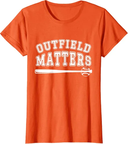 Vista 33 de Playing Baseball Outfield Matters - Camiseta Baseball Outfields Funny, Rojo