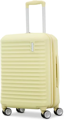 Vista 17 de American Tourister Stratum 3.0, aprobado por aerolíneas, equipaje rígido duradero, se expande 1.5", mango ajustable RightHeight, Negro