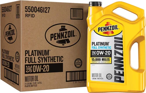 Vista 18 de Aceite de motor completamente sintético Platinum Full Synthetic 5W-30 de Pennzoil (1 unidad, 5 cuartos de galón)