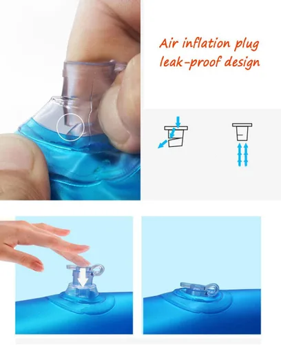 Vista 4 de Topsung Flotadores inflables para brazos de natación, anillos flotadores de tubo para niños y adultos
