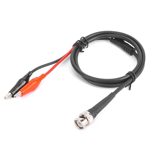 Vista 6 de Cable coaxial con clip BNC, generador de señal de función, accesorios de línea de prueba, 35.4 in, 50 Ω para generador de señal