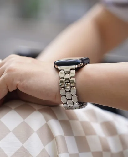 Vista 4 de Bonitas correas compatibles con Apple Watch de 1.575 pulgadas, 1.614 pulgadas, 1.654 pulgadas, 1.732 pulgadas, 1.772 pulgadas, 1.772 pulgadas, 1.772