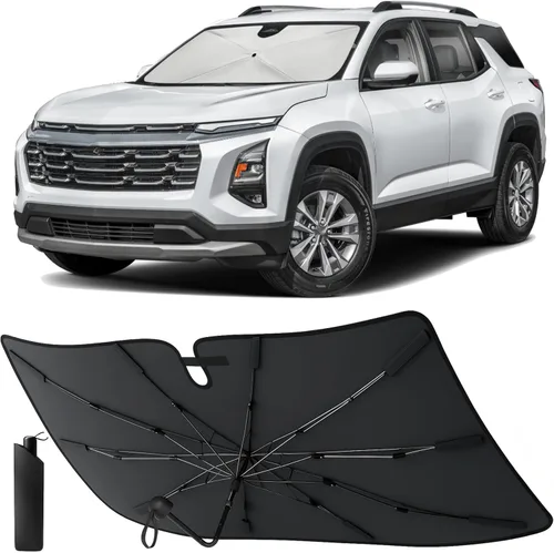 Vista 17 de EcoNour Parasol plegable para parabrisas de Mazda 3 2014-2016 2017 2018, parasol para ventana delantera de automóvil, protección UV, bloqueador