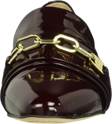 Vista 2 de Karl Lagerfeld Paris Mocasines Nikki para mujer, Oro