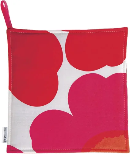 Vista 17 de MARIMEKKO Pieni Unikko Oven Mitt with Hanging Loop – Refine Your Kitchen Décor with Our Floral Oven Mitts — Kitchen Mitts for Oven (12 in x 6 in)