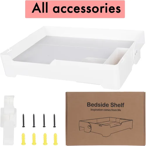 Vista 7 de YONGAIJIA YONGJIA - Estante plegable para mesita de noche, bandeja de litera para litera superior, universidad, dormitorio, litera para niños