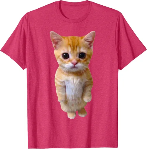 Vista 27 de El Gato Meme Sad Crying Cat Munchkin Kitty Meme Camiseta de moda Small Negro