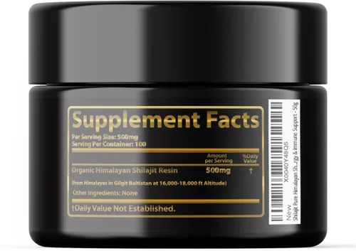 Vista 10 de Shilajit - Resina del Himalaya – Shilajit 100% puro de grado dorado con ácido fúlvico y más de 85 oligoelementos complejos para energía y apoyo