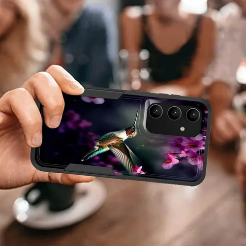 Vista 460 de Funda para Galaxy A14 5G, resistente de doble capa híbrida de policarbonato duro, goma suave, a prueba de golpes, funda protectora resistente