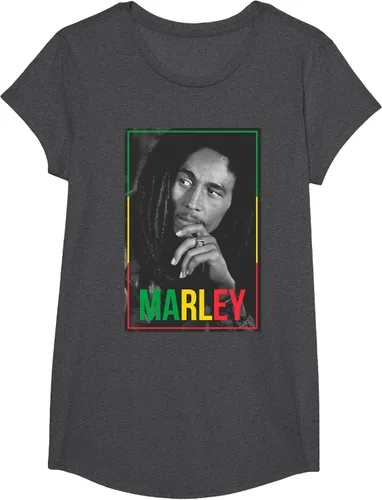 Vista 42 de Camiseta blanca oficial de Bob Marley Photo S Negro