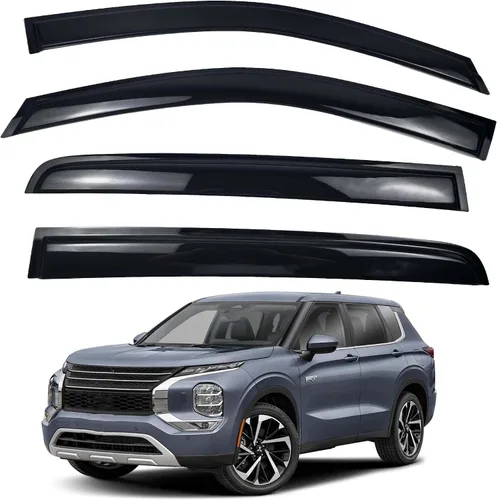 Vista 8 de Protectores de lluvia para ventanas compatibles con Toyota Prius 2010, 2011, 2012, 2013, 2014, 2015, accesorios para Toyota Prius, viseras