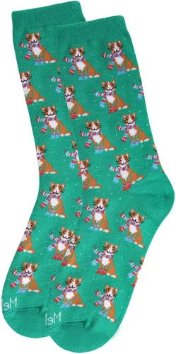 Vista 4 de MeMoi Cozy Cat - Calcetines para fiestas