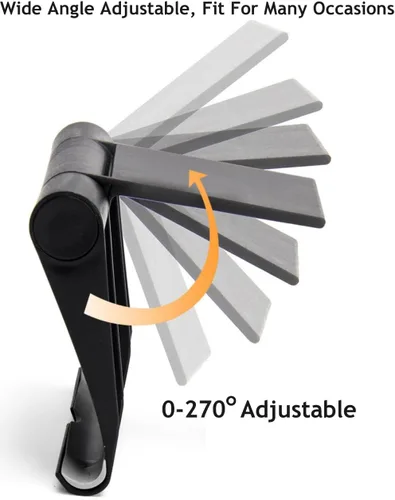 Vista 5 de Soporte para teléfono celular para escritorio, soporte plegable para teléfono celular, soporte para tablet para escritorio, soporte para teléfono