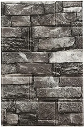 Vista 10 de Pegatinas 3D de pared de ladrillo autoadhesivas de espuma de 30.31 x 13.78 pulgadas, paneles de pared de ladrillo para sala de estar, TV de fondo