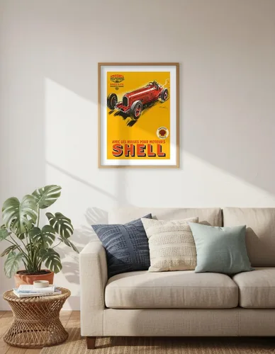 Vista 6 de Cartel de metal vintage de Géo Ham (Georges Hamel) c.1934-8 x 12 pulgadas