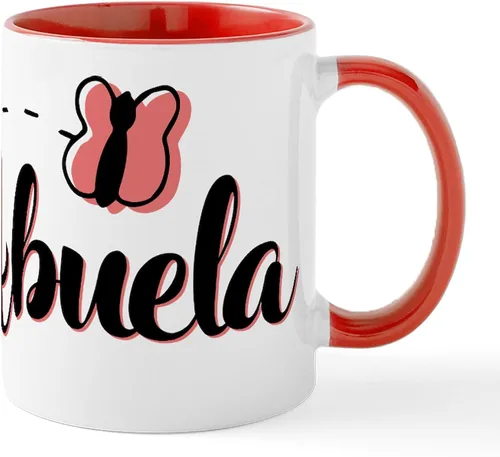 Vista 22 de CafePress Taza de café de cerámica Number One Abuelo de 11 oz (11.0 fl oz)