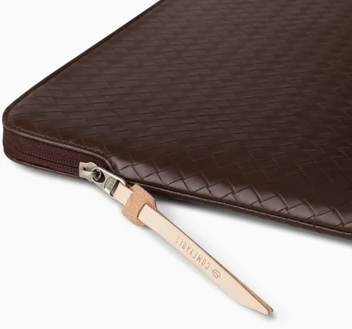 Vista 3 de Comfyable Woven-Look - Funda para laptop de 13 pulgadas y 14 pulgadas, compatible con MacBook Air M5 y MacBook Pro M5 Pro/Max 2026, funda de viaje