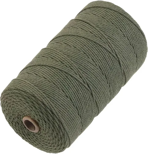 Vista 11 de Cuerda de macramé de 2 mm x 349 metros de cuerda de algodón natural para macramé, cuerda de macramé de color, cuerda de algodón suave, suministros