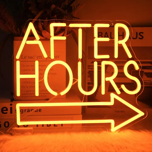 Vista 12 de Señal de neón abierta señora atractiva señora LED Bar signos para pared hotel tienda club decoración Dimmable Blue Letter Neon Light, Acrylic Neon