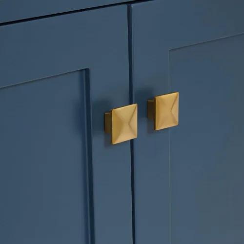 Vista 15 de ARIEL Cambridge - Mueble de baño con lavabo de 42 pulgadas, madera maciza, encimera de cuarzo blanco puro de 1.5 pulgadas, fregadero rectangular