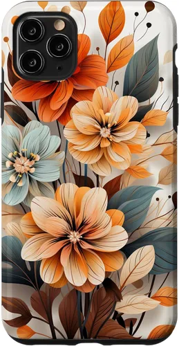 Vista 13 de Cute Fall Flower Sublimation Clipart Autumn Leaves Case for iPhone 17
