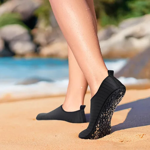 Vista 2 de SIMARI Zapatos de Agua para Hombre y Mujer, Calcetines Acuáticos para Playa, Pies Descalzos, Secado Rápido, Aerobics Acuáticos, Natación, Piscina