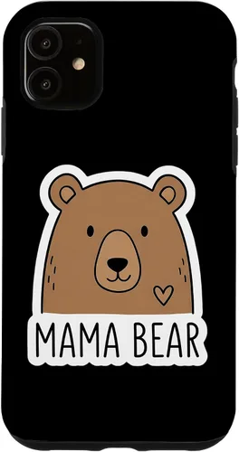 Vista 8 de Mama Bear Mother's Day Mom Momma Cute Quote Saying Parent Case for iPhone 17