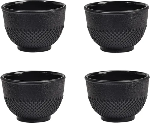 Vista 10 de Tetera japonesa de hierro fundido Sungmor - Tetera tradicional Tetsubin con infusor de acero inoxidable, tetera de hojas sueltas que retiene