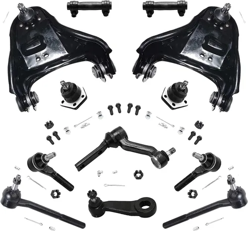 Vista 60 de Detroit Axle - Kit de extremo de 12 piezas para Ford Explorer Mercury Mountaineer 1998-2001 1999 2000, 2 brazos de control delanteros superiores