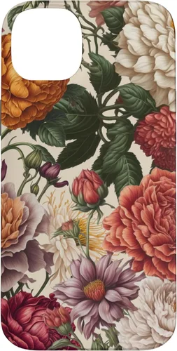 Vista 15 de Cute Flowers Vintage Botanical Floral Illustration Women Case for iPhone 17