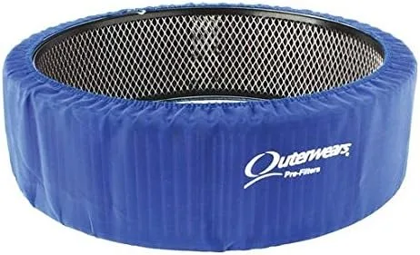 Vista 2 de NUEVA FUNDA PARA FILTROS DE AIRE DE 14.0 in DE diámetro exterior x 4.0 in de alto, prellenado negro, 411-334 411-384 AFE 18-11405 18-11425 18-21402