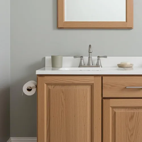 Vista 5 de Reemplazo de puerta de armario de cocina sin terminar Panel elevado Madera maciza Listo para pintar o teñir 11.5 pulgadas de ancho x 29