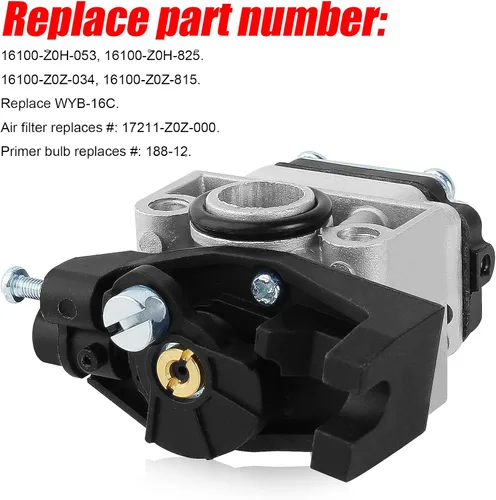 Vista 8 de Carburador GX25 GX35 FG110 para 16100-Z0H-053 GX25N GX25NT GX25T GX35NT HHT25S HHT35 HHT35S FG110K1 UMC435 WYB-16C Cortasetos Cortacésped motosierra