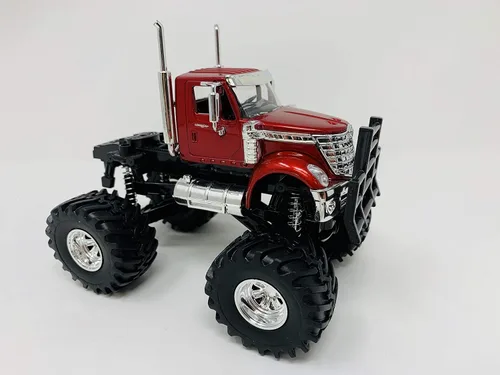 Vista 4 de New-Ray 1:43 Escala Internacional Lonestar Monster Truck (suspensión de trabajo)