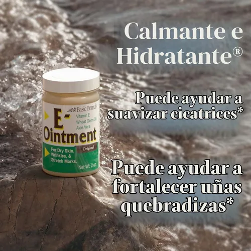 Vista 3 de Basic Organics Ungüento natural de vitamina E para la piel - 2 oz - Paquete de 3