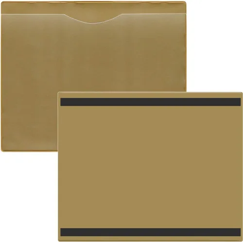 Vista 4 de StoreSMART FJ85STCM-5 - Archivador con parte trasera magnética, 5 unidades, plástico transparente, resistente, resistente