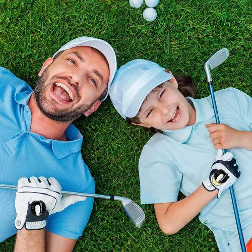 Vista 6 de Frienda Contador de puntuación de golf - Minicontador de golpes de golf con un solo toque de reinicio y simple accesorio para el guante del anotador