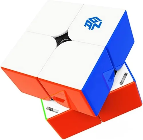 Vista 6 de Bukefuno GAN 251 Air 10th Anniversary Edition 2x2 Cubo mágico magnético GAN 251 Air M 2x2x2 cubos sin calcomanías Gans Mini imanes