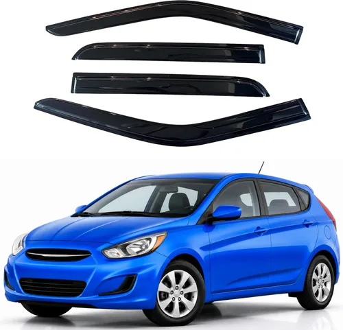 Vista 35 de IG - Visera para ventana para Ford Bronco y F150-F350 1980-1996, deflector lateral tipo cinta adhesiva, resistente, contra lluvia y viento