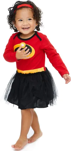 Vista 3 de Disney Incredibles - Body y diadema de tul para niñas recién nacidas a bebés