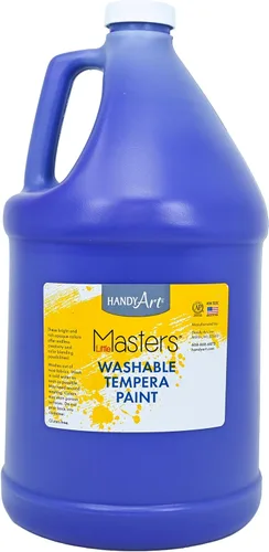Vista 54 de Handy Art Little Masters - Pintura lavable, 16 onzas, color negro Bright & Mixable, High Opacity, Washable Colors for Classroom, Students, Kids