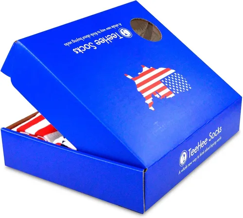 Vista 2 de Calcetines para mujer, diseño de Navidad, San Valentín, San Valentín, San Valentín, Halloween, 9 pares Rodilla alta 9pair_americana